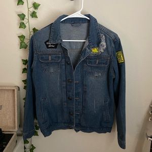 Patched Jean Jacket